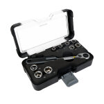 Coffret cliquet carr 3 / 8  + douilles 6 pans 8 - 17mm norauto