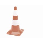 Cne rouge et blanc 50 cm de hauteur