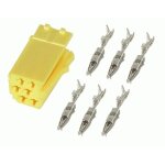 Connecteur mini - iso jaune phonocar Connecteur mini - iso jaune phonocar