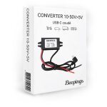 Convertisseur 10v � 50v vers usb - c 5v