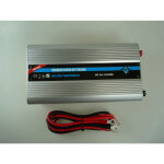 Convertisseur de tension 24 / 220 v 1 000 w + 2 prises secteur htc technic