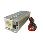 Convertisseur de tension 24 / 220 v 600 w avec prise usb 2 a + cbles batterie htc
