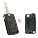 Coque de cl� t�l�commande adaptable pour peugeot / citroen + lame