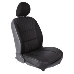 Couvre - siège pour l'assise norauto simili cuir noir Couvre - siège pour l'assise norauto simili cuir noir