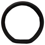 Couvre volant m�plat customagic en cuir noir