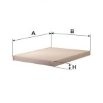 Filtre d'habitacle pollen norauto fp146