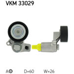 Galet d'accessoires skf vkm33029
