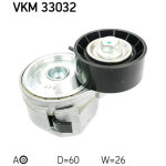 Galet d'accessoires skf vkm33032