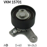 Galet tendeur de courroie skf vkm 15701