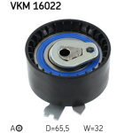 Galet tendeur de courroie skf vkm 16022