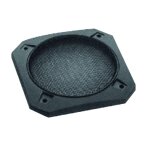 Grille carre phonocar avec ouvertures pour haut - parleurs 100 mm ref. 03002