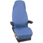 Housse jean d�lav� 100% coton matelass� htc 110004