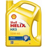 Huile moteur shell helix hx5 15w40 diesel 5 l
