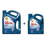 Huile moteur shell helix hx7 10w40 diesel 5 l + 2 l