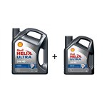Huile moteur shell helix ultra 5w40 diesel 5 l + 2 l