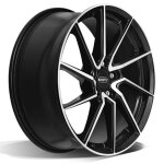 Jante alu dotz spa 17 pouces - 7. 5x17 5x100 et45 noir face polie Jante alu dotz spa 17 pouces - 7. 5x17 5x100 et45 noir face polie
