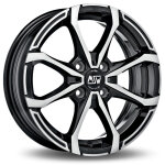 Jante alu msw mswx4 14 pouces - 5. 5x14 4x100 et35 noir brillant