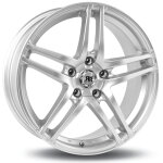 Jante alu racer zenith 14 pouces - 6x14 4x108 et25 silver coated