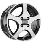 Jante alu ronal ca2 jb / fc 14 pouces - 6x14 4x100 et30 jetblack - frontkopiert