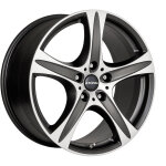 Jante alu ronal r55 suv 19 pouces - 9x19 5x112 et55 noir face polie
