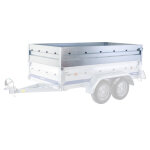 Jeu de 4 ridelles en acier pour remorque norauto intense 200, 500kg et 750kg Jeu de 4 ridelles en acier pour remorque norauto intense 200, 500kg et 750kg