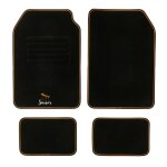 Jeu de 4 tapis universels dbs modle coco summer en noir