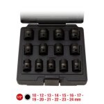Jeu de douilles � chocs 1 / 2  ks tools 12 pans 13 pi�ces