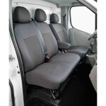 Jeu de housses sur mesure 3 si�ges avant sp�cial utilitaire bancarel tissu damier da2