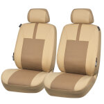 Jeu de housses universelles 2 si�ges avant norauto jupiter beige