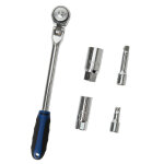 Kit cl� � bougie cliquet norauto 16 mm et 21 mm 5 pi�ces