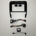 Kit entretoise porsche cayenne 2002 - 2010 sauf avec ampli bose 9ppocay - 01 silim