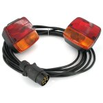 Kit feux 4 fonctions avec cble entre feux de 1 m et cble d'alimentation 3. 8 m