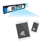 Kit vidéo & radar de recul wifi avec support de plaque beeper - h4wifi Kit vidéo & radar de recul wifi avec support de plaque beeper - h4wifi