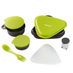 Lunch box 6 en 1 trigano vert et marron Lunch box 6 en 1 trigano vert et marron