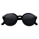 Lunettes de soleil rondes teintes 100 % uv - catgorie 3