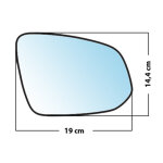 Miroir de rechange bomb� c�t� passager toyota rav4 2010