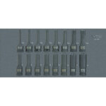 Module de douilles � chocs 713. 1016 1 / 2'' ks tools 16 pi�ces