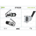 Moteur d'essuie - glace valeo 579220 Moteur d'essuie - glace valeo 579220