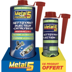 Pack nettoyant injecteur et calalyseur 2en1 + nettoyant injection moteur essence