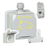 Pack prêt - à - poser prise de recharge voiture Électrique green up legrand Pack prêt - à - poser prise de recharge voiture Électrique green up legrand