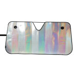 Pare - soleil laser avant avec ventouse norauto 175x80 cm