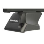 Pied barre de toit pour v�hicules �quip�s de barres longitudinales int�gr�es norauto