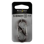 Porte - cls mousqueton double accroche gris nite ize