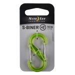 Porte - cls mousqueton double accroche vert nite ize