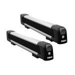 Porte - skis sur barres de toit thule snowpack 7326