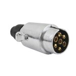 Prise m�le 7 broches en m�tal turbocar