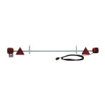 Rampe de signalisation 1. 6 m avec c�ble d'alimentation de 7. 5 m spotlight