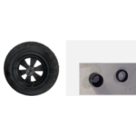 Roue avant complte sans disque de frein kickway e2