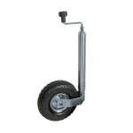 Roue jockey acier galvanis� gonflable 48mm