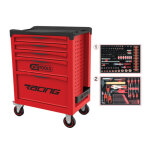 Servante 5 tiroirs racing 855. 5184 ks tools 184 pices